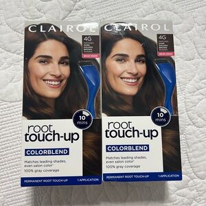 Root Touch-Up Brown Blue Hair Color
